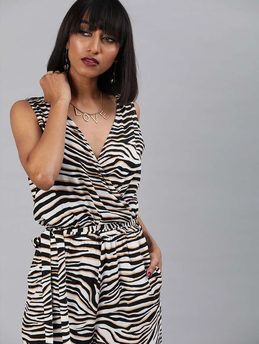 animal print full length jumpsuit  - 17346375 -  Standard Image - 2