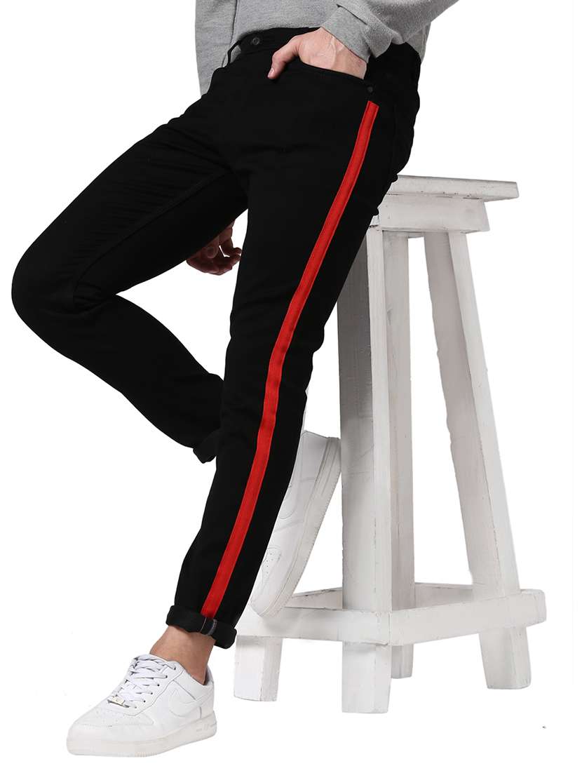 mens slim fit plain jeans