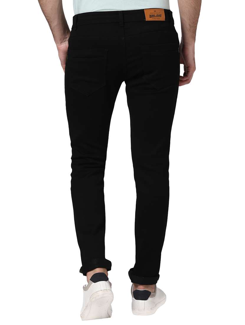 mens slim fit plain jeans - 17347482 - Standard Image - 2