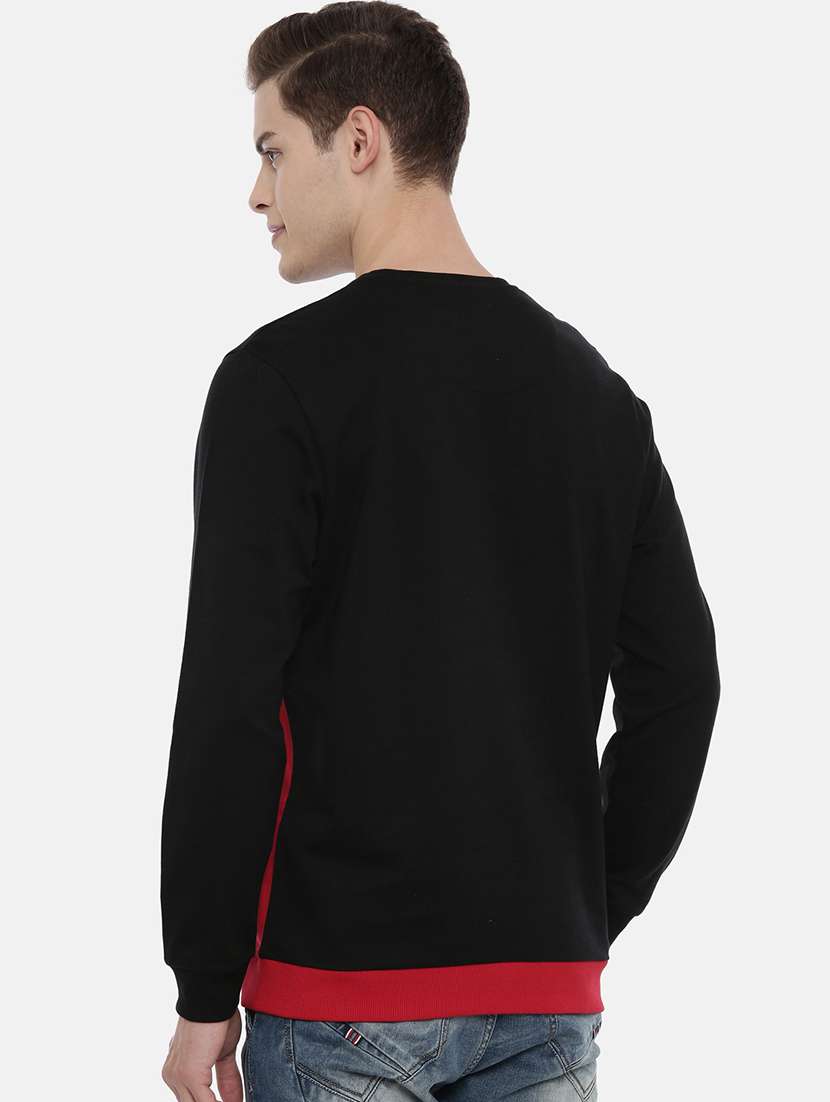 mens color block sweatshirt - 17347626 - Standard Image - 2