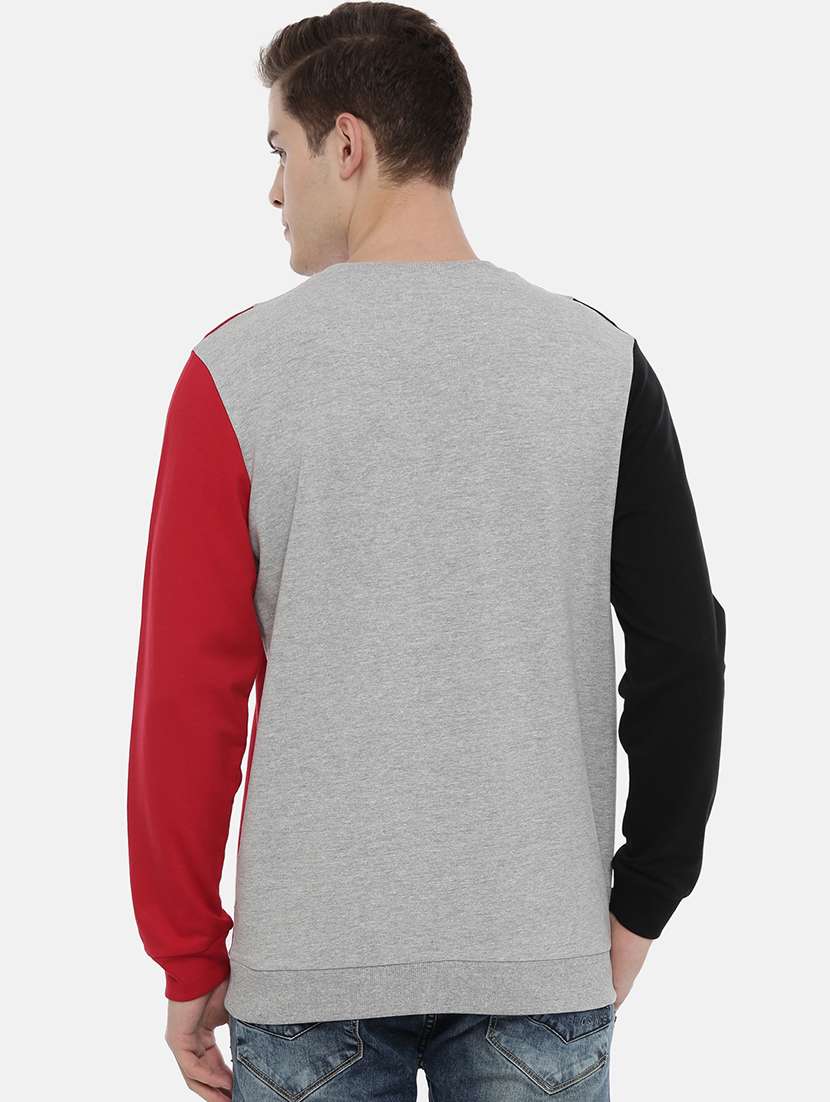 mens color block sweatshirt - 17347632 -  Standard Image - 2