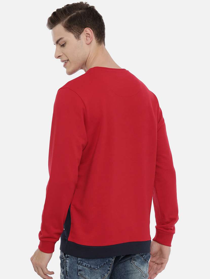 mens color block sweatshirt - 17347635 -  Standard Image - 2