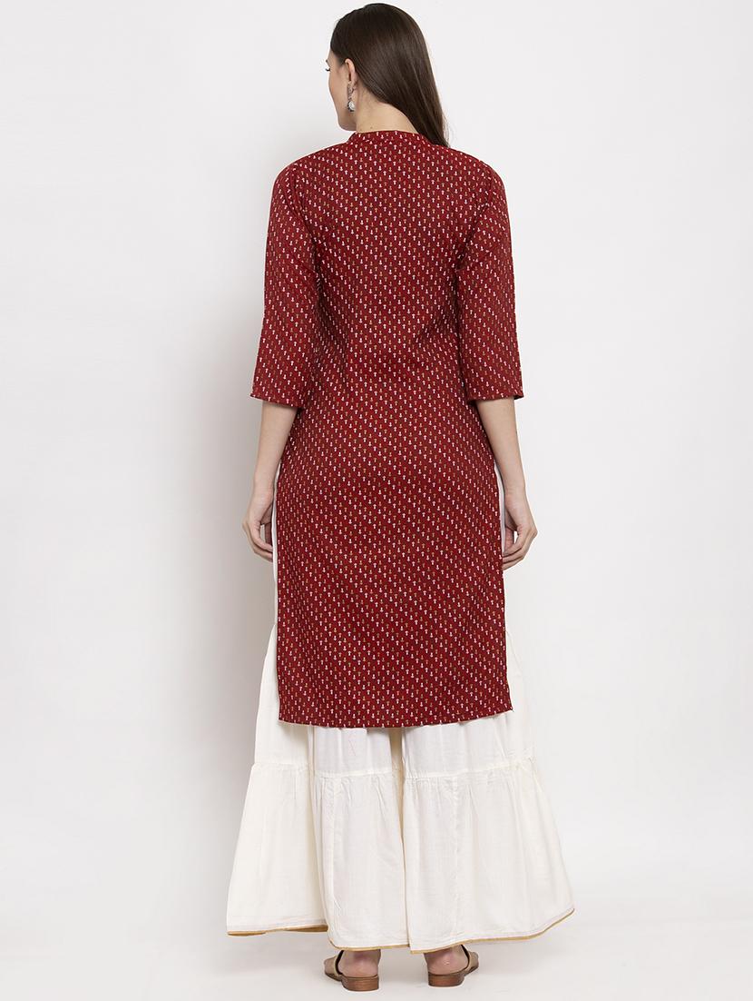 printed kurta sharara set - 17348120 - Standard Image - 2
