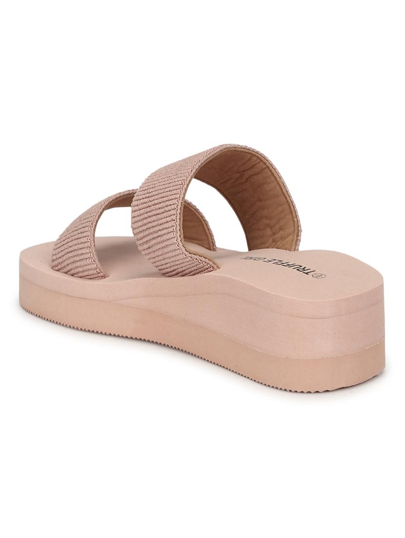 beige eva wedges with wide front straps - 17349000 - Standard Image - 2