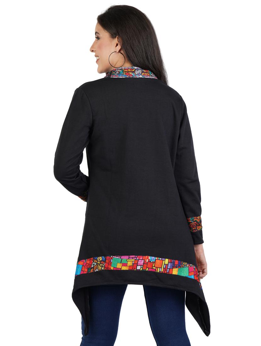 contrast detail asymmetric shrug - 17351013 - Standard Image - 2