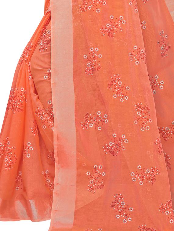 floral printed saree - 17354687 - Standard Image - 2
