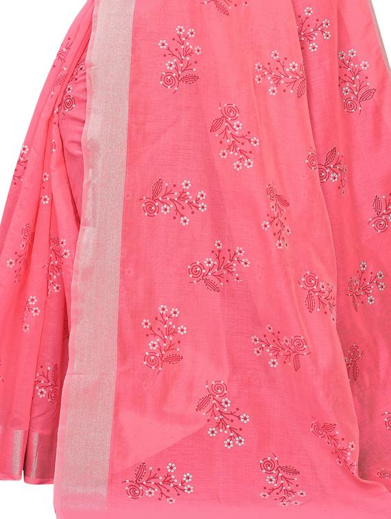 floral printed saree - 17354688 - Standard Image - 2