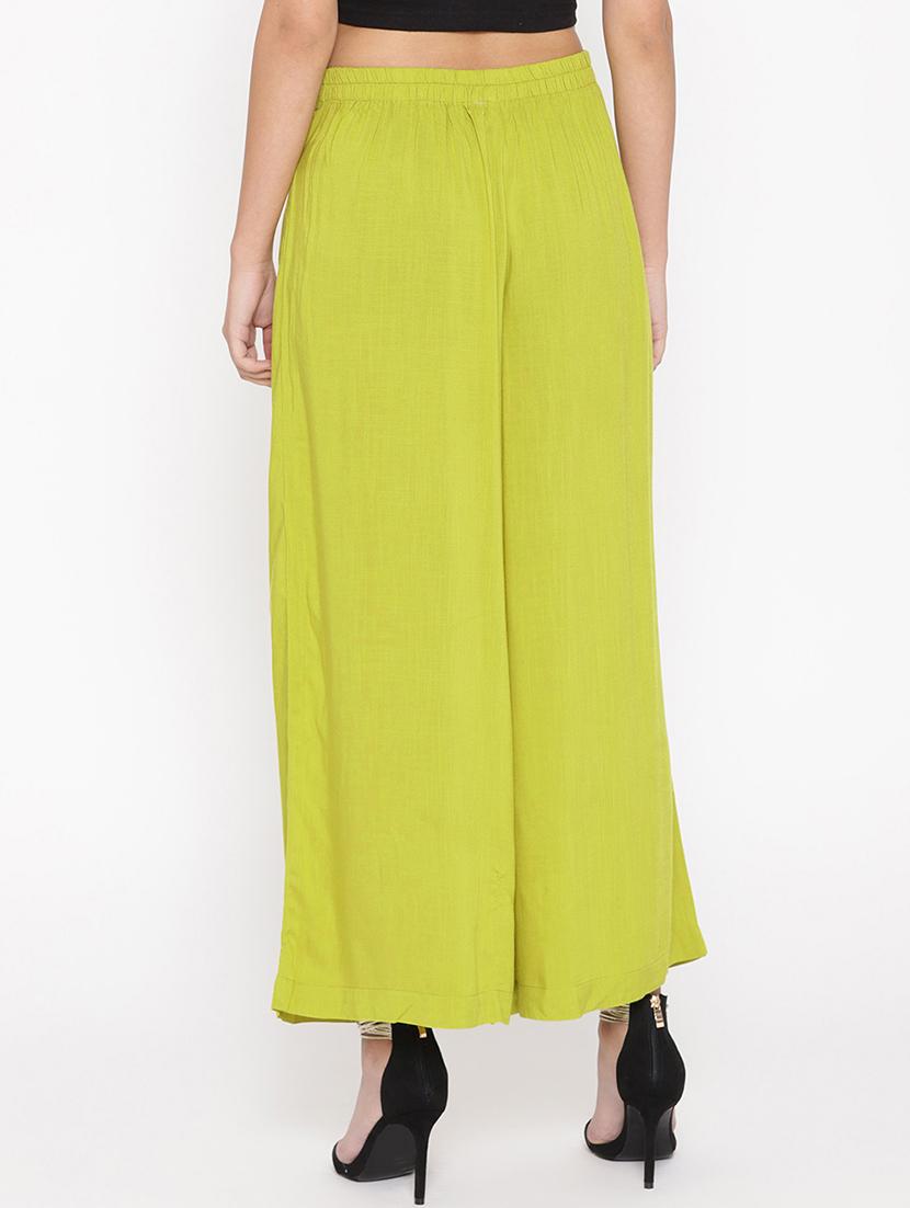 tie front flared palazzo - 17356273 - Standard Image - 2