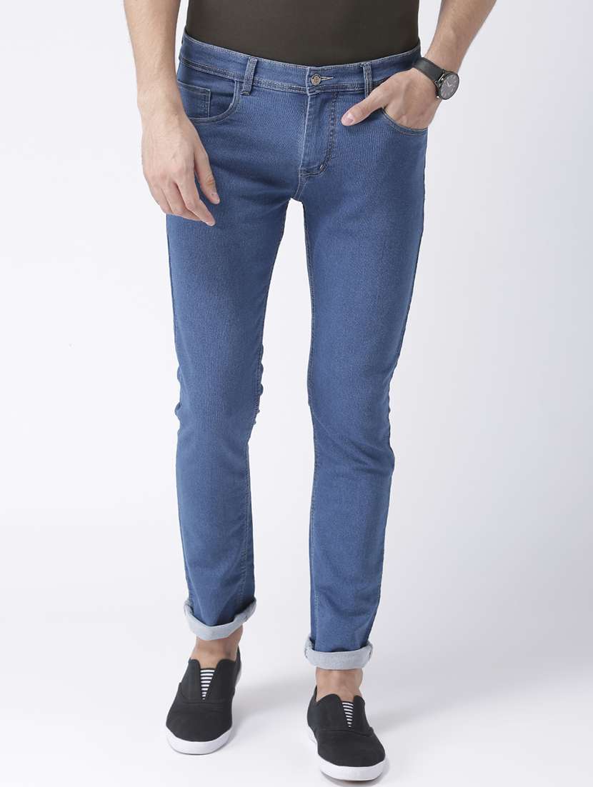 mens slim fit plain jeans