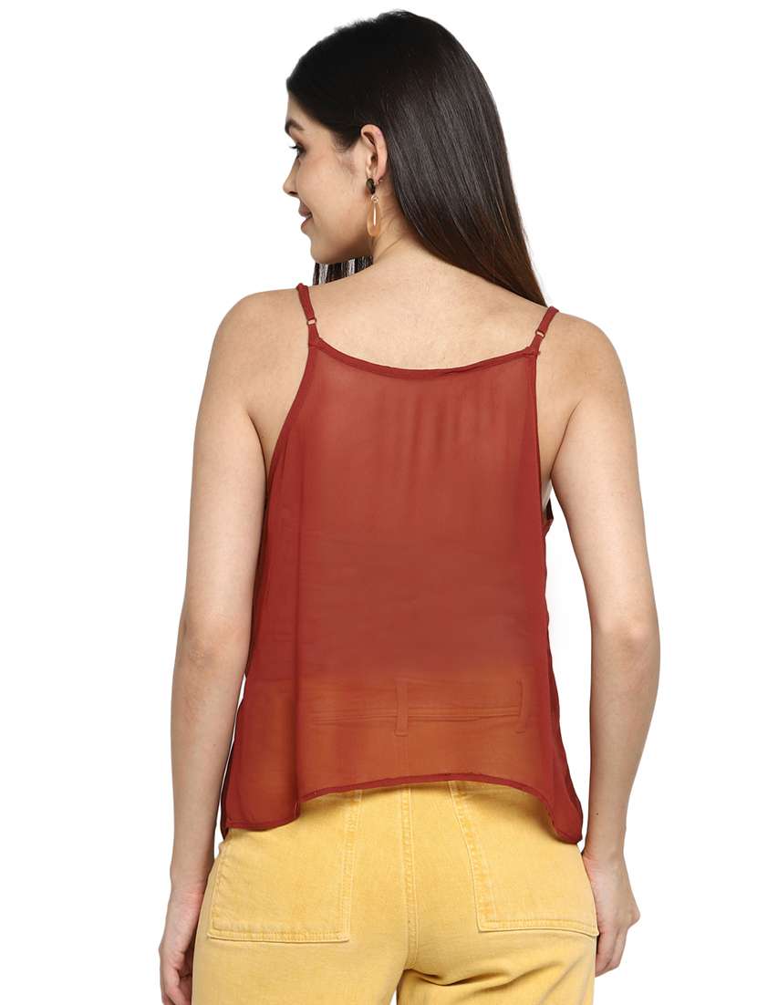 women's camisole scoop neck top - 17358169 - Standard Image - 2