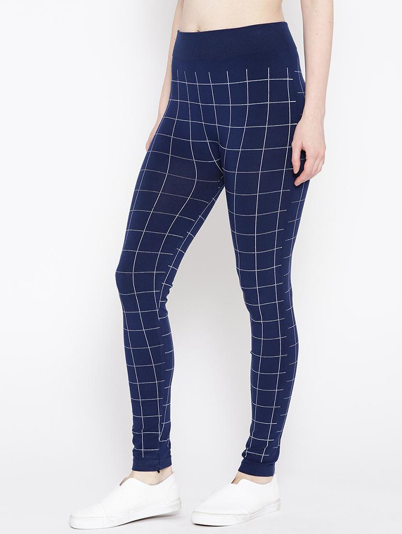high rise checkered jegging - 17359376 - Standard Image - 2