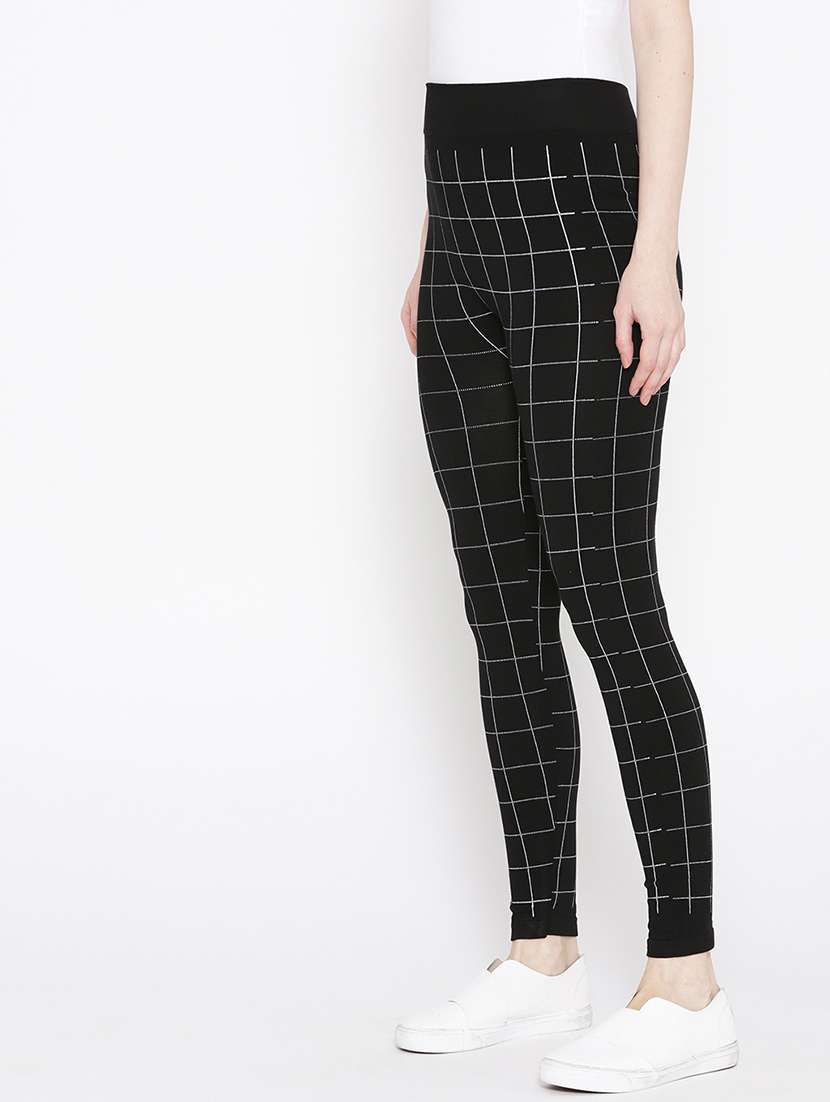 high rise checkered jegging  - 17359378 -  Standard Image - 2