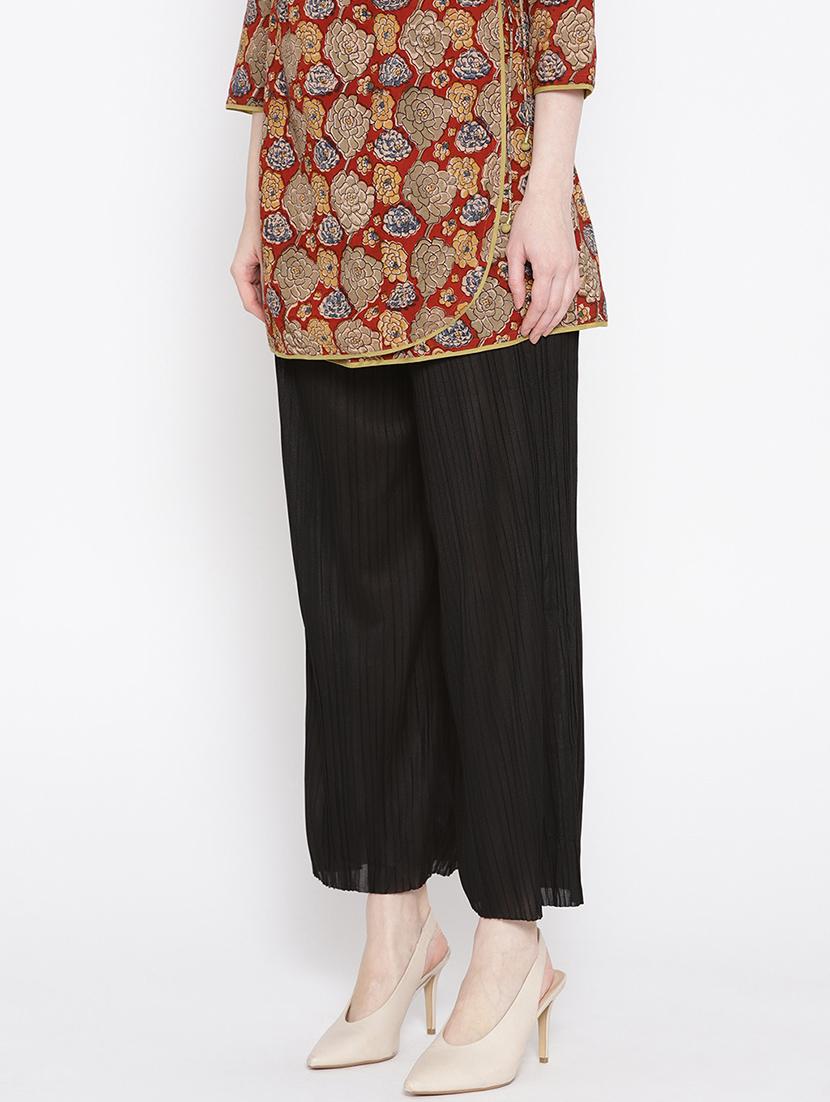 ankle length straight palazzo - 17359391 - Standard Image - 2