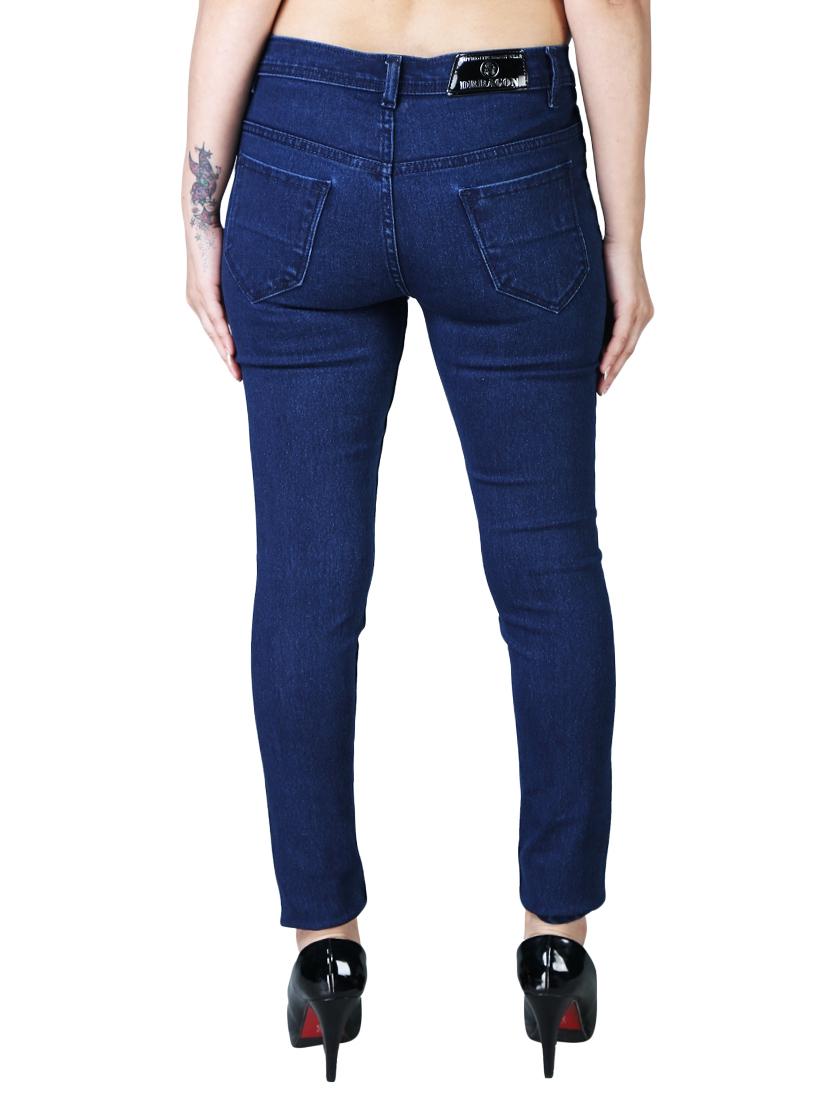 women's plain slim fit jeans - 17359513 - Standard Image - 2