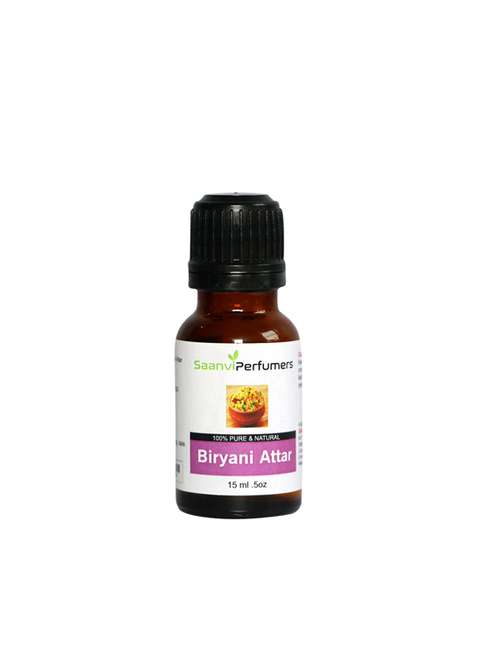 saanvi perfumers biryani  attar - for used in cooking especially in biryani, pulao, kuska & other rice dishes  (15ml)