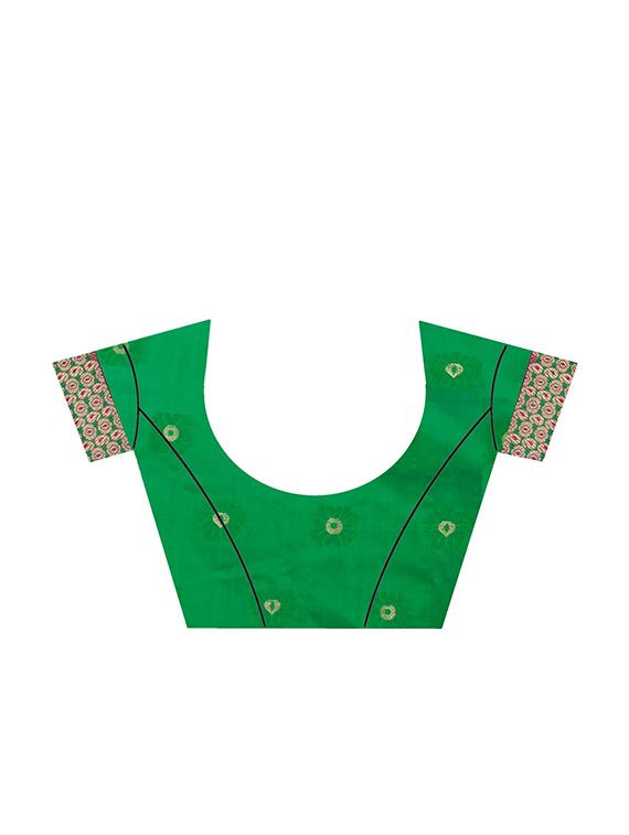 jacquard woven saree - 17360577 - Standard Image - 2