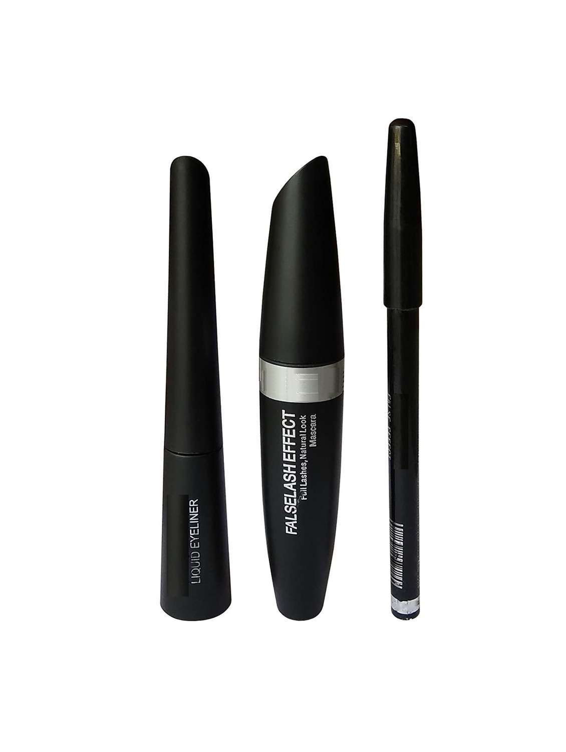 Favon  3 In 1 Make Up Art Combo Black 1 Eyeliner, 1 Mascara, 1 Eyebrow Pencil  (3 Items In The Set)