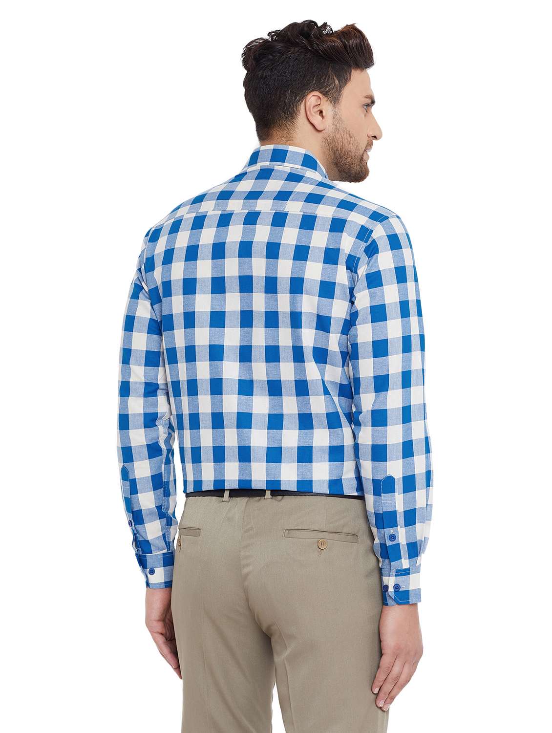 mens checks formal shirt - 17361873 - Standard Image - 2