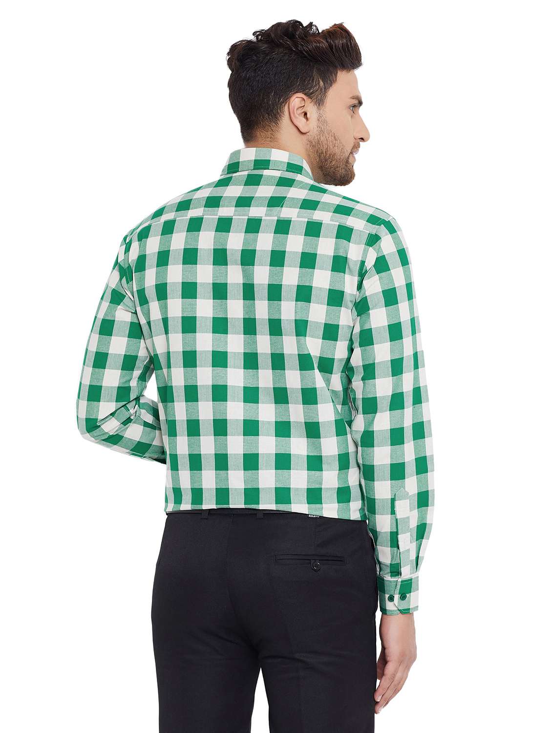 mens checks formal shirt - 17361874 - Standard Image - 2