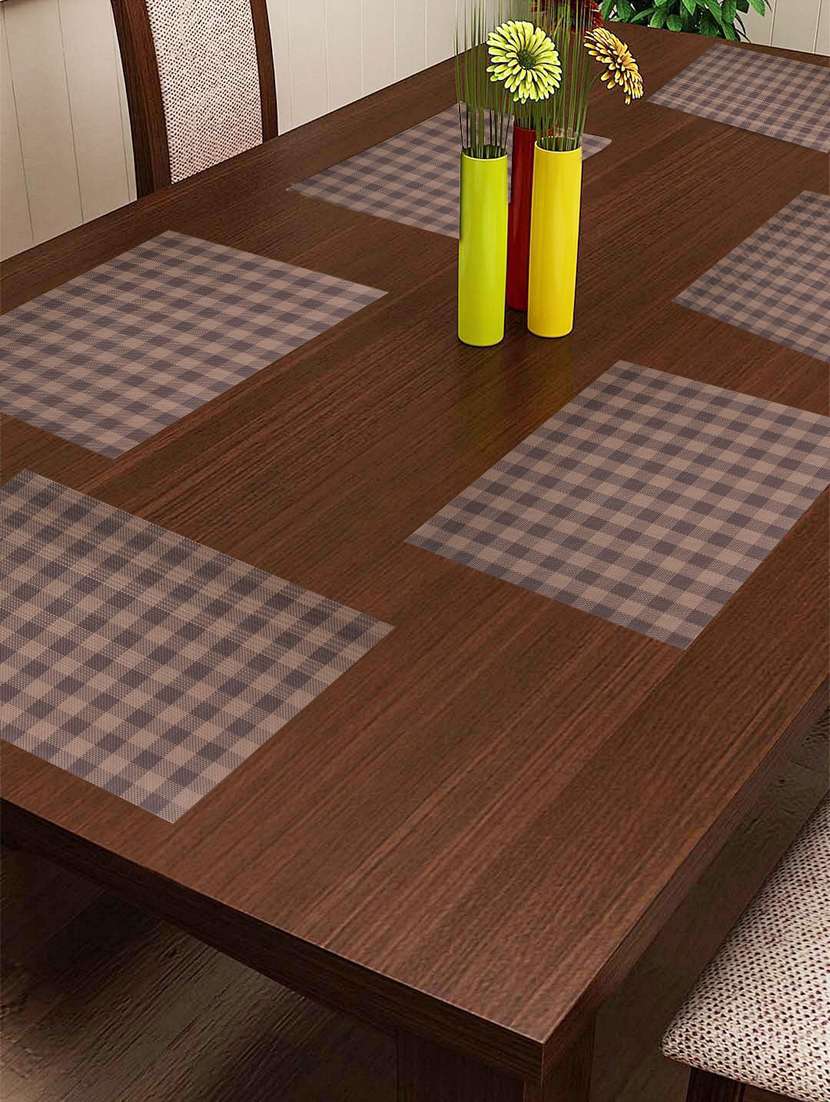 dining table mats easily washable & extra durable (set of 6 pieces)