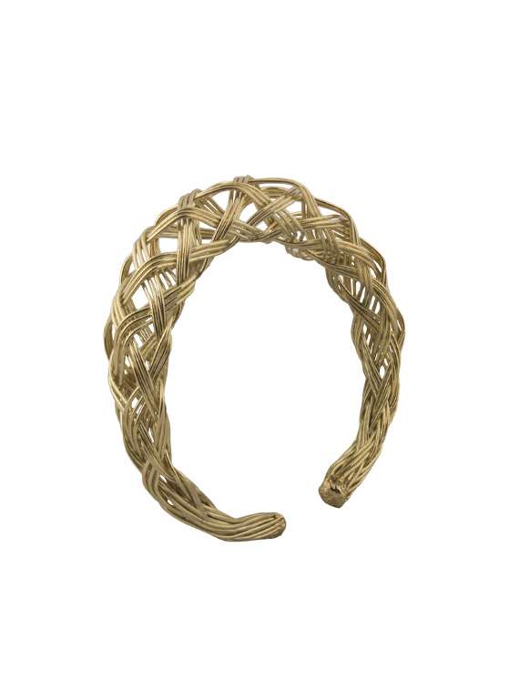 Gold Brass Cuffs Bracelet
