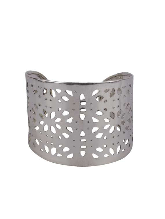 silver plated cuffs bracelet