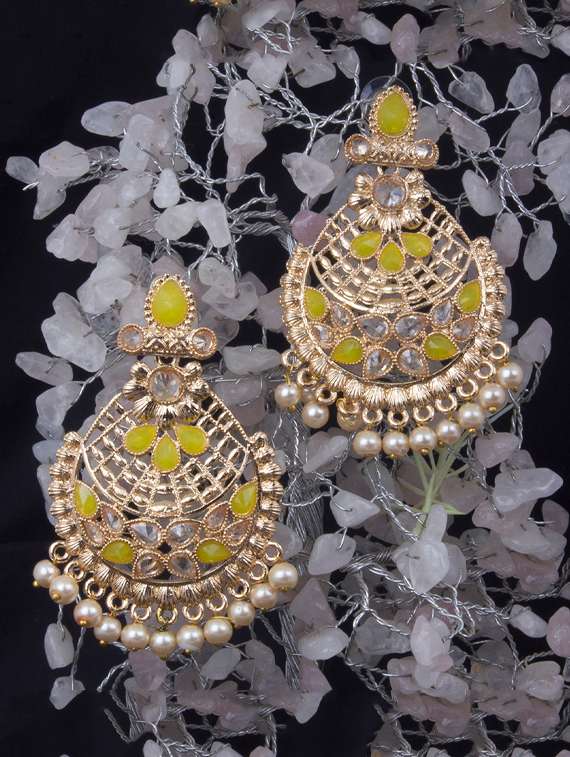 gold plated jhumka earring
