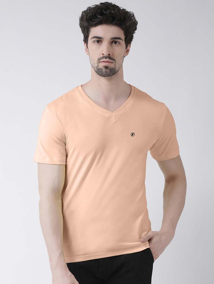 pink solid t-shirt