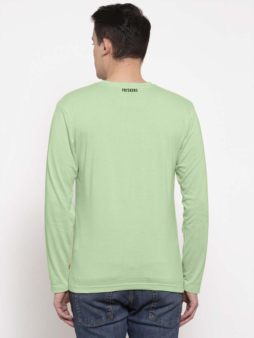 green solid regular t-shirt - 17367406 - Standard Image - 2