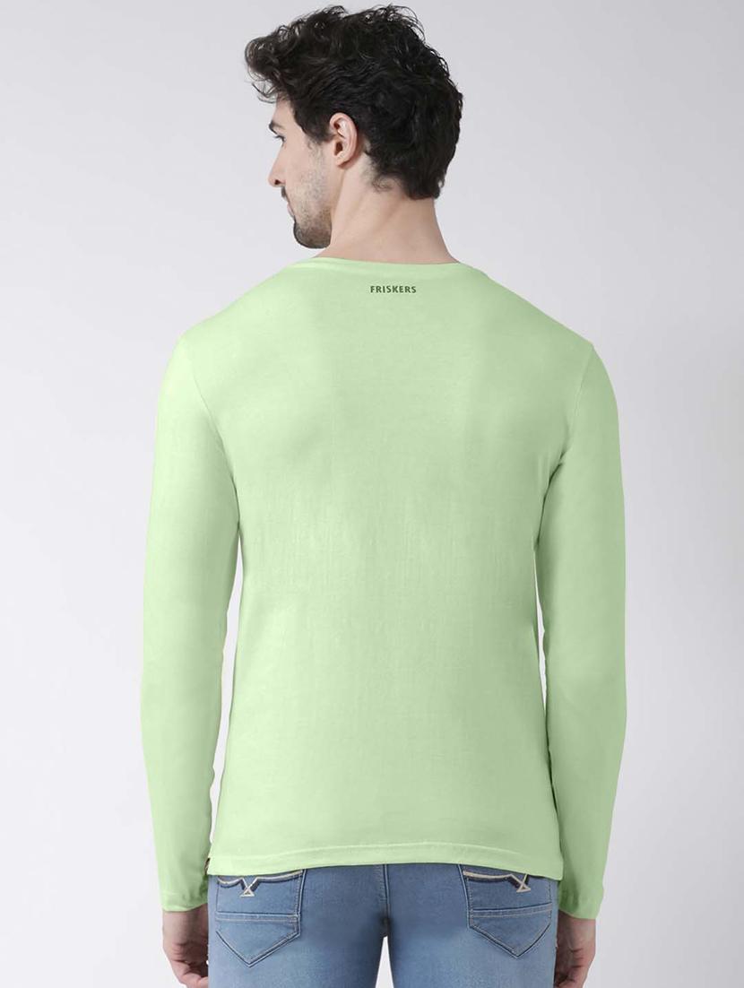 olive green solid t-shirt - 17367413 - Standard Image - 2