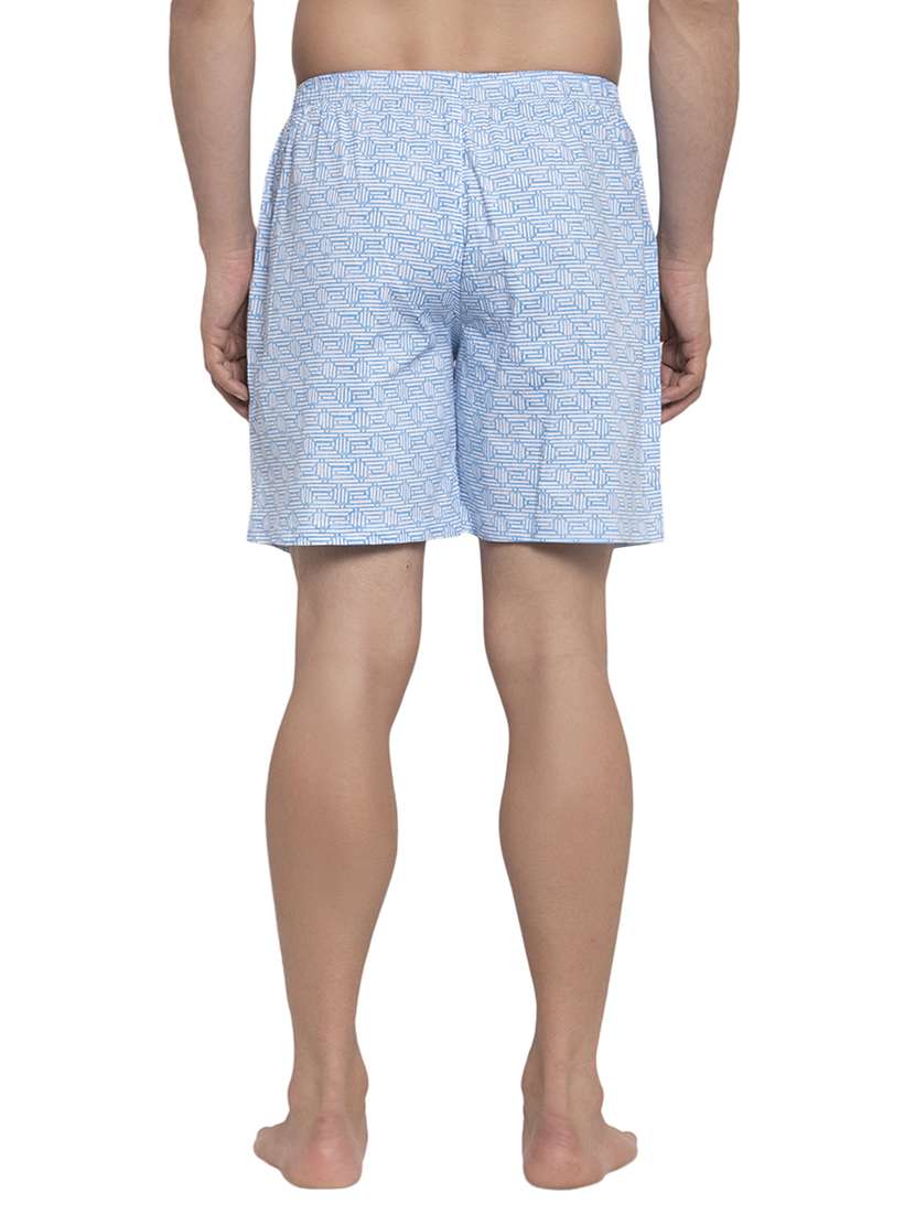 light blue printed boxer - 17369453 - Standard Image - 2