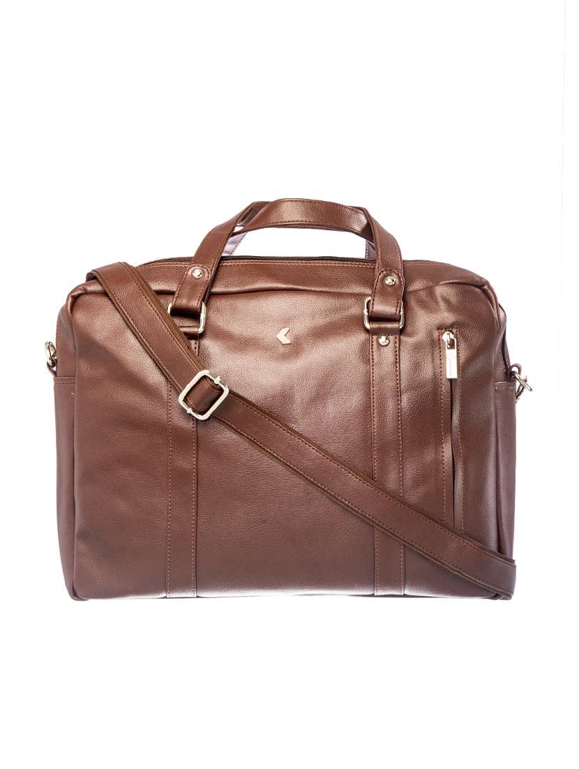 brown suede laptopbag