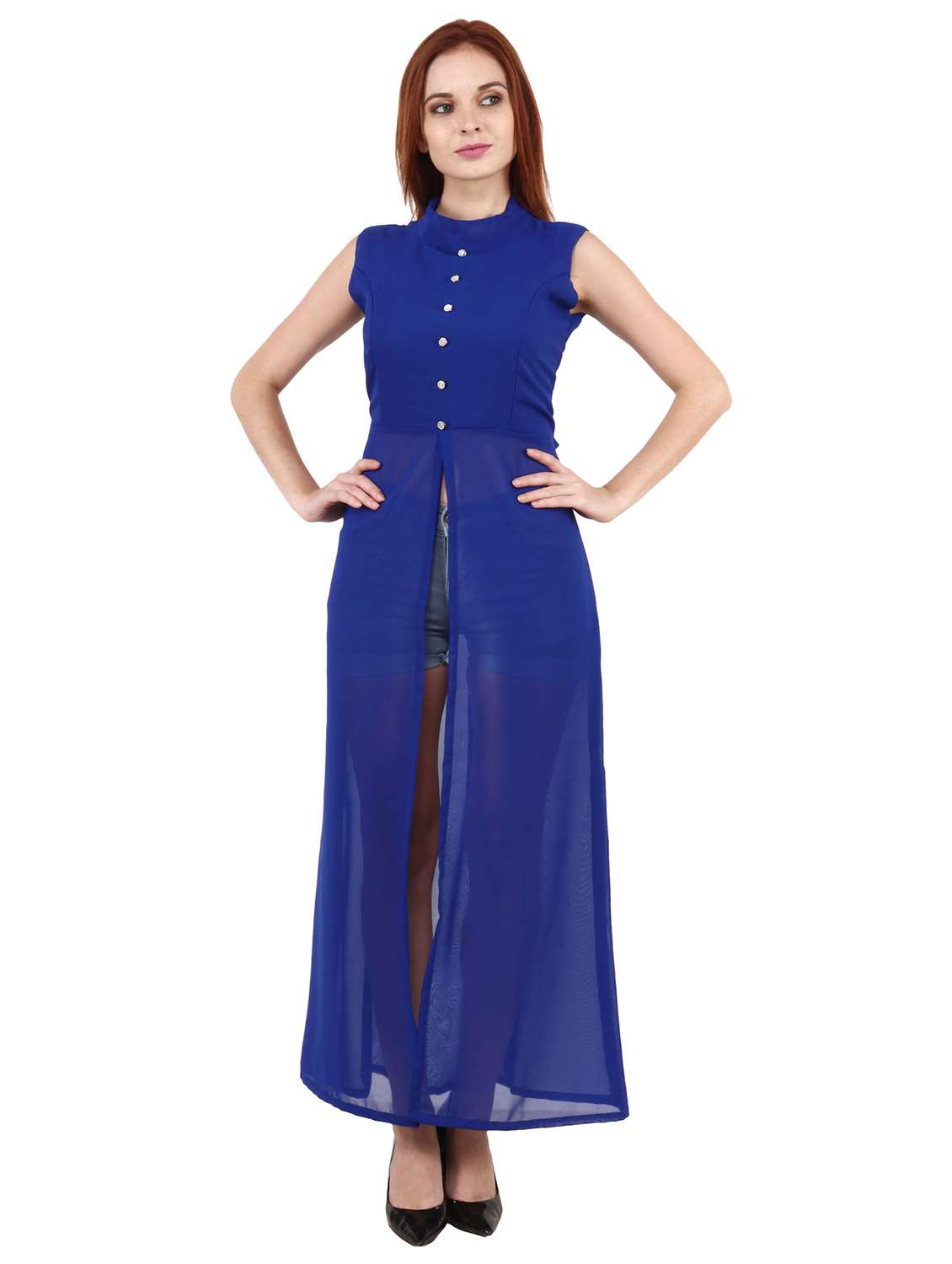 tie back belted tunic