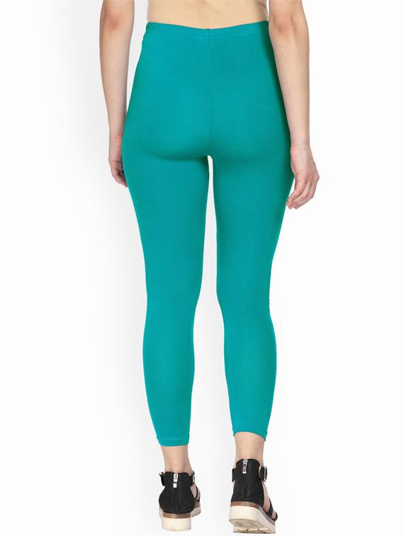 light blue hosery churidars & leggings - 17373009 - Standard Image - 2