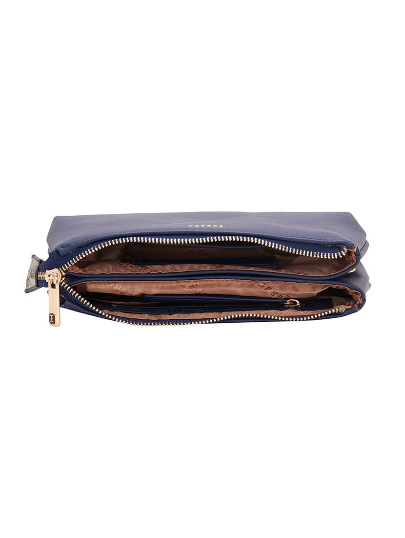 blue leatherette (pu) sling bag - 17373605 - Standard Image - 2