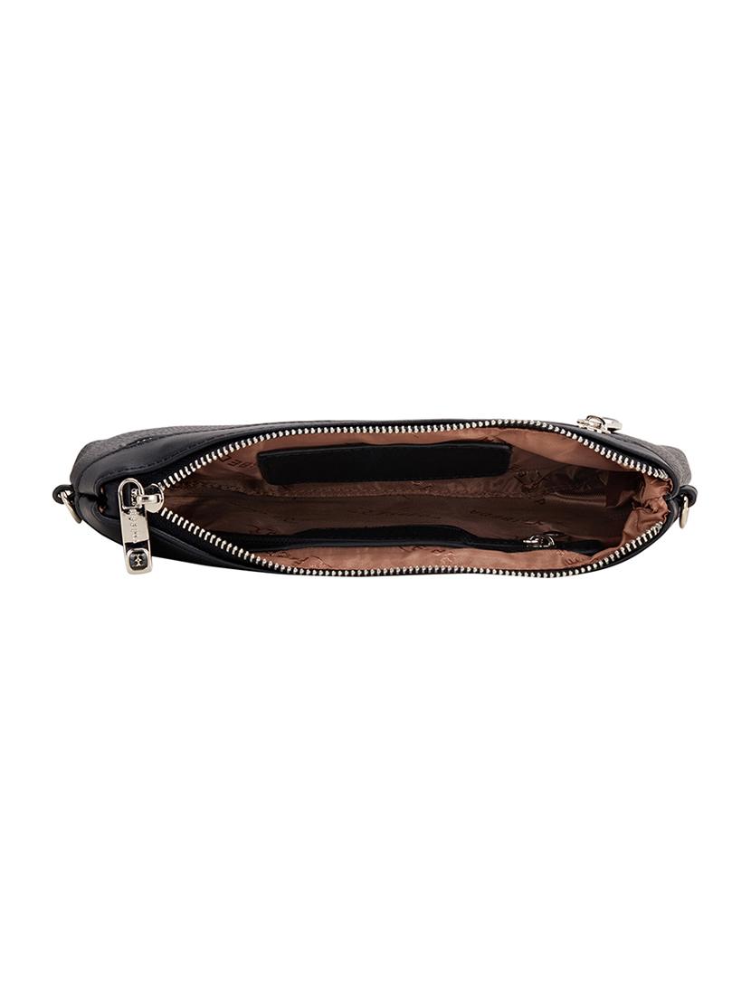 black leatherette (pu) sling bag - 17373625 - Standard Image - 2