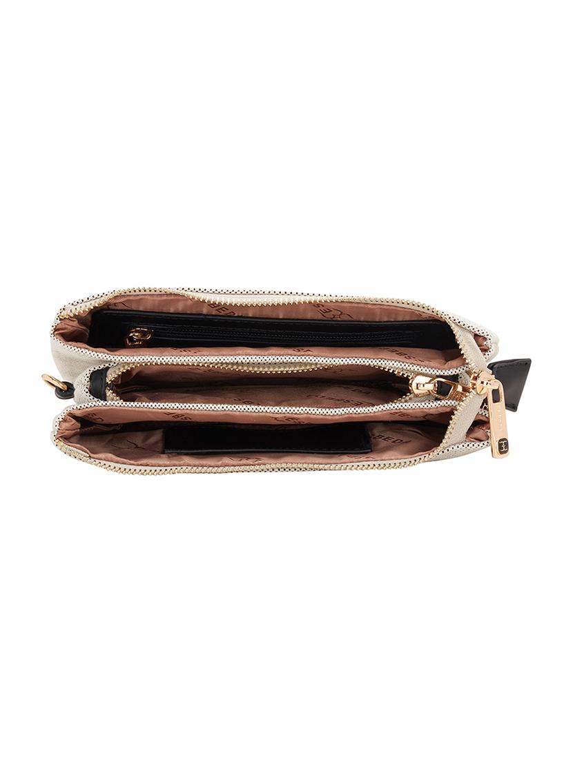 black leatherette (pu) sling bag - 17373647 - Standard Image - 2
