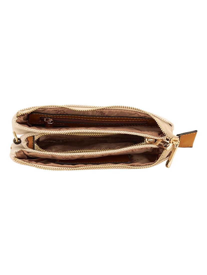 tan leatherette (pu) sling bag - 17373649 - Standard Image - 2