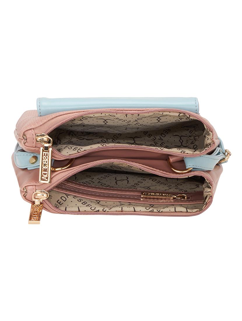 orange leatherette (pu) sling bag - 17373658 - Standard Image - 2
