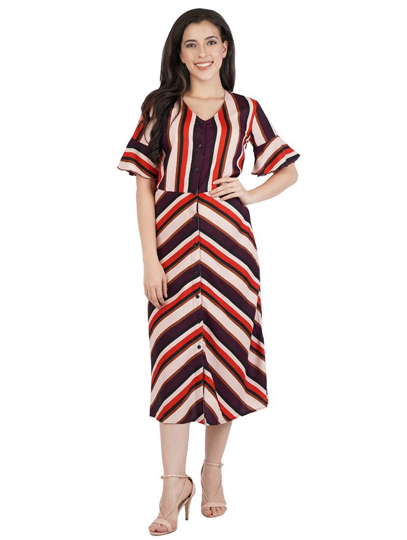 women's chevron dress - 17374508 - Zoom Image - 0
