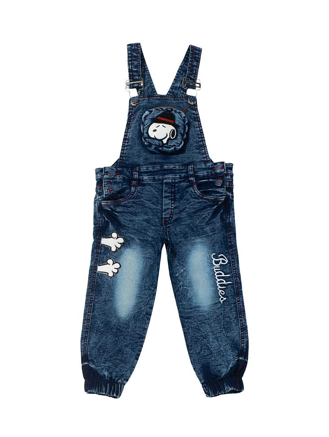 blue cotton dungarees twin sets  - 17374663 -  Standard Image - 2
