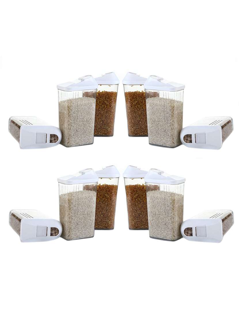  plastic air tight, grocery container (pack of 12)