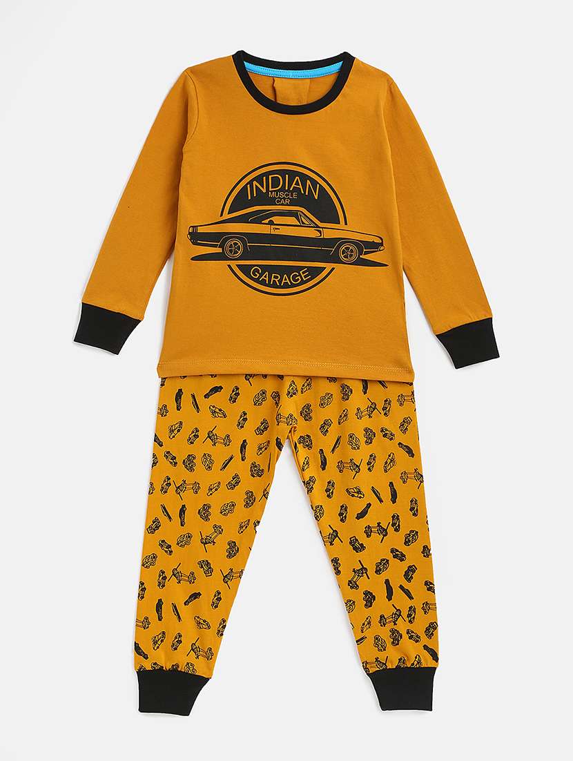 printed nightwear pyjama set 