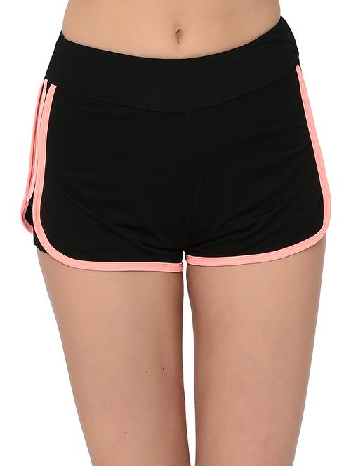 contrast detail hot pants - 17376051 - Standard Image - 0