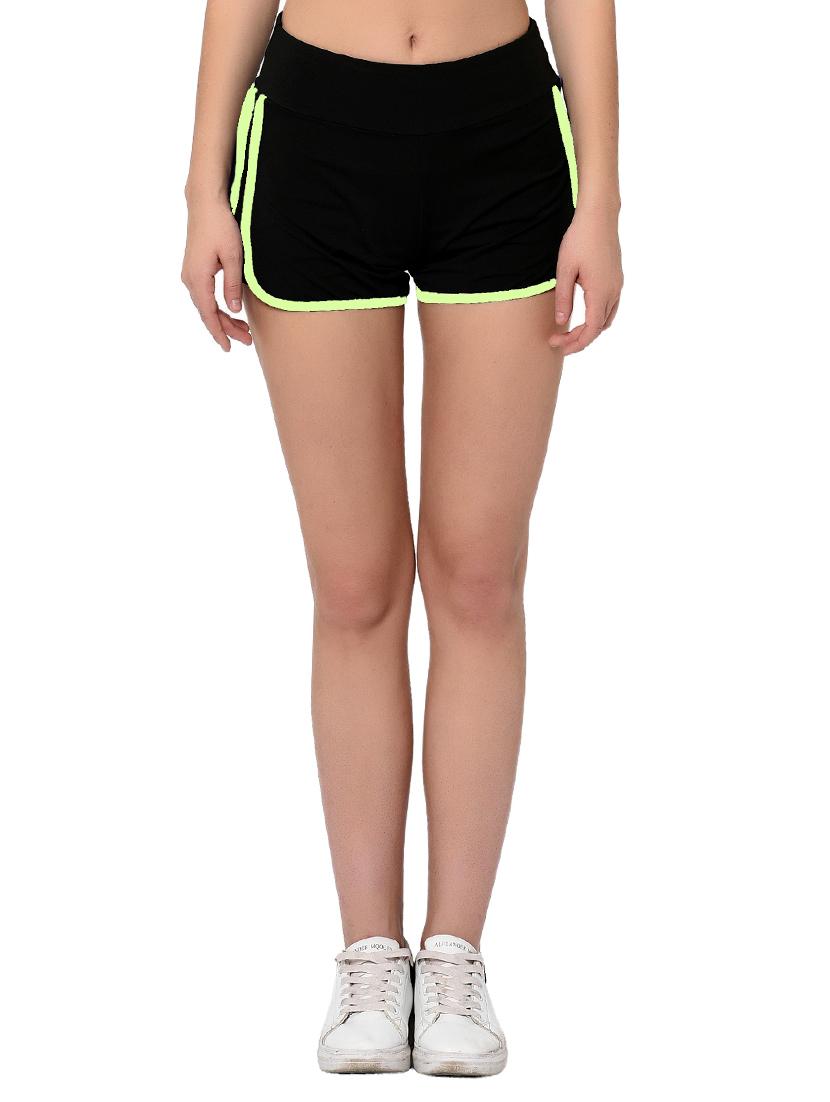 contrast detail hot pants - 17376053 - Standard Image - 2