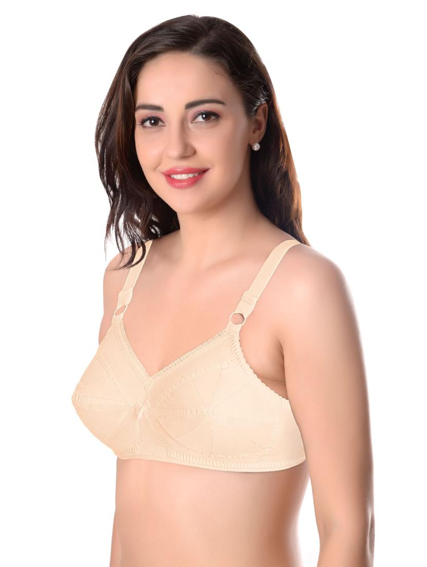 set of 3 bow patch regular bra - 17380327 - Standard Image - 2