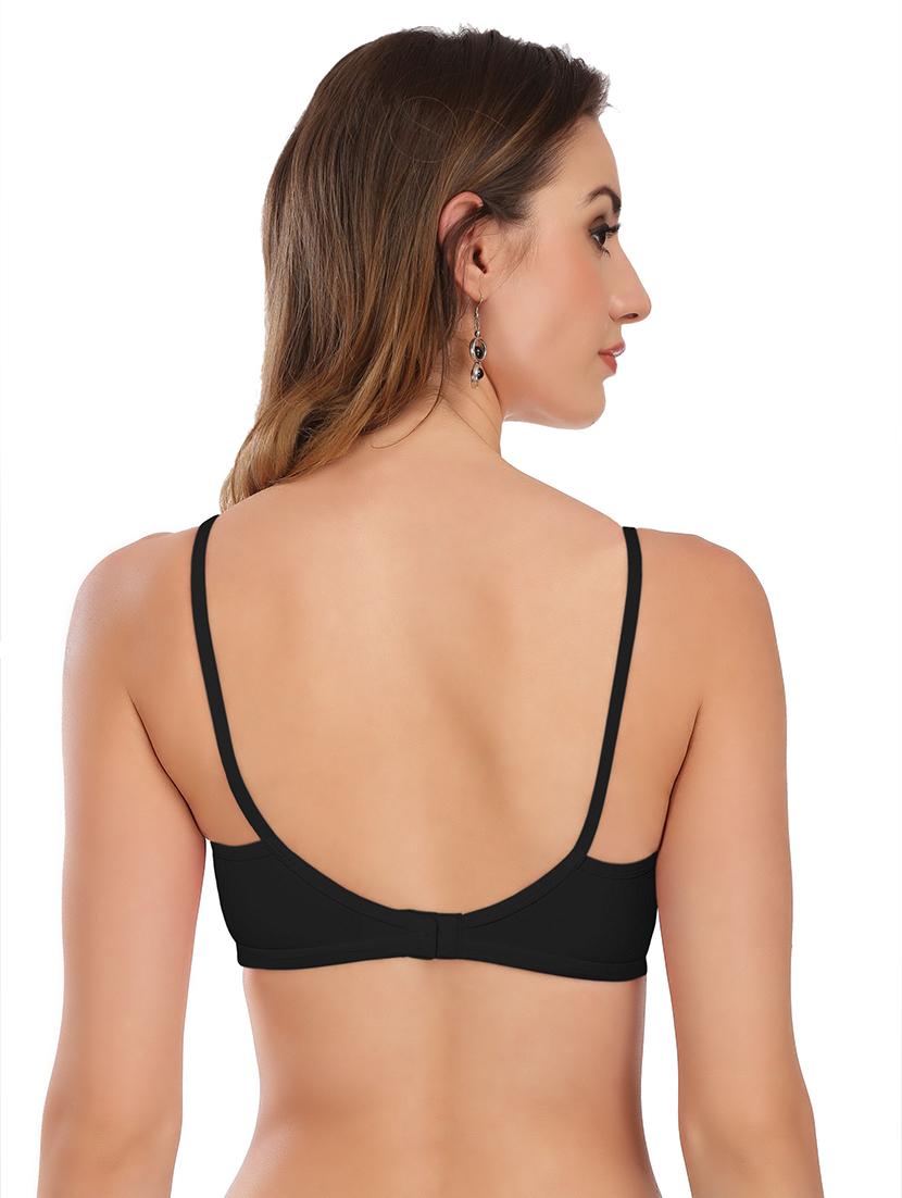 set of 3 bow patch t-shirt bra - 17380338 - Standard Image - 2