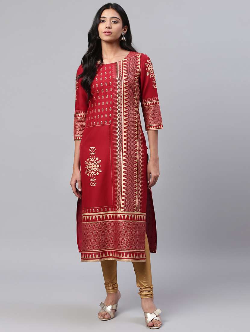 women's straight kurta