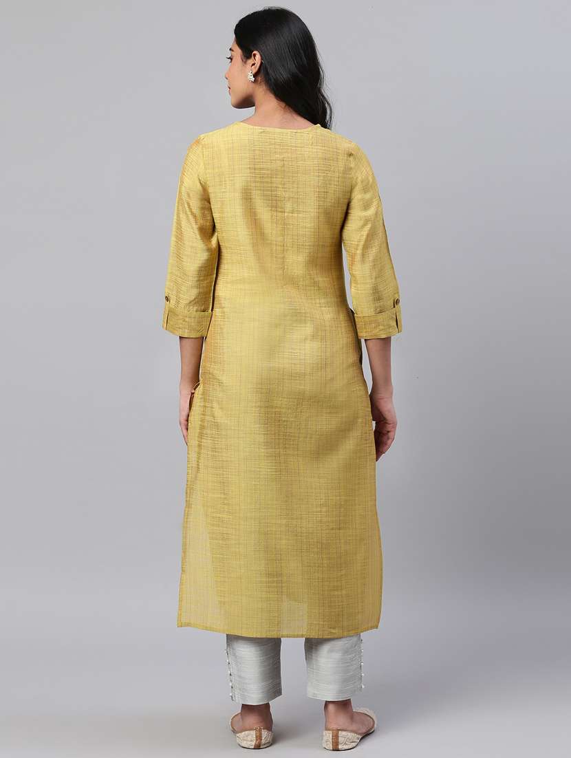 women's straight kurta - 17380766 -  Standard Image - 2