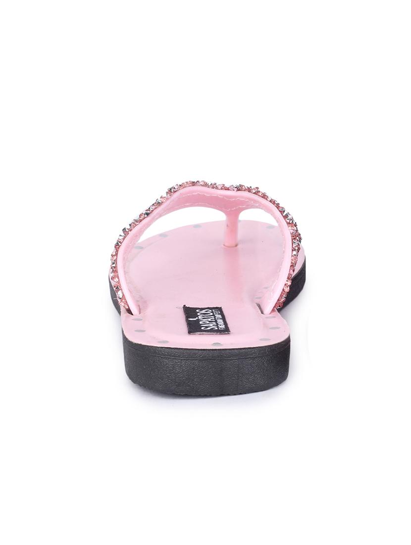 pink toe separator flip flop - 17381875 - Standard Image - 2